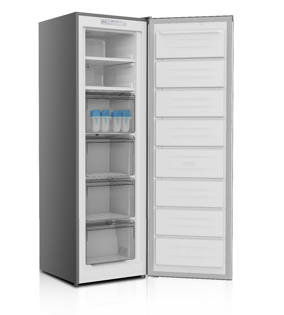 Freezer Upright Nofrost 6 Shelf 224Liter Silver