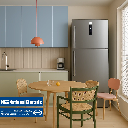 Refrigerator NoFrost 512L Silver mockup