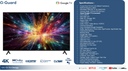 55" G Guard LED Smart TV 4K GoogleTV - Omega