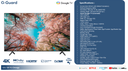 58" G Guard LED Smart TV 4K GoogleTV - Omega