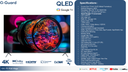75" G Guard QLED Smart TV 4K GoogleTV - Vega