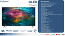 85" G Guard QLED Smart TV 4K GoogleTV - Vega