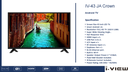 43" i view LED Smart Tv FHD Android - CROWN