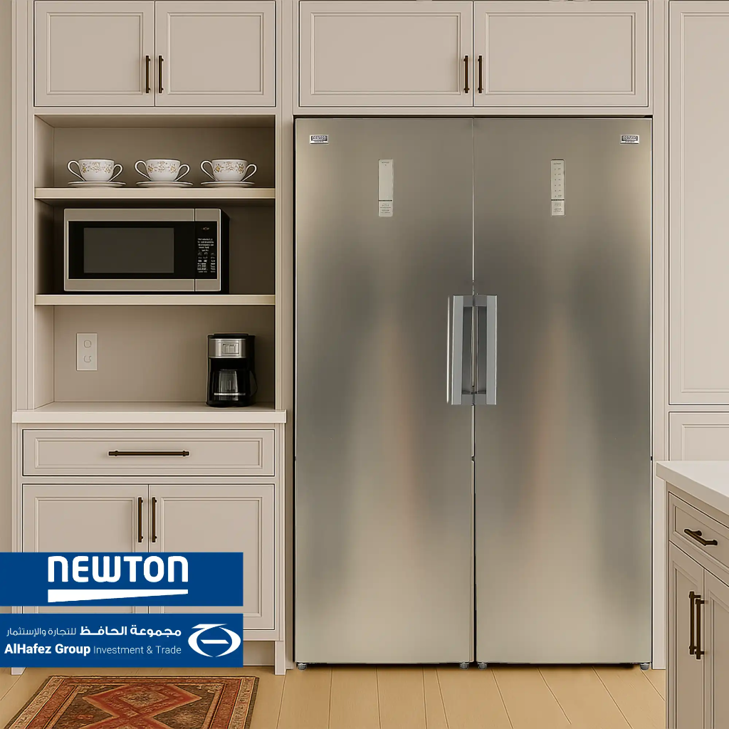 Freezer Upright 8Drawers Nofrost TwinCooling 257L ss mockup