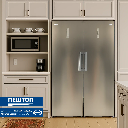 Freezer Upright 8Drawers Nofrost TwinCooling 257L ss mockup