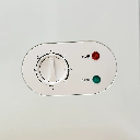 Chest Freezer 202L Glass White Control panel