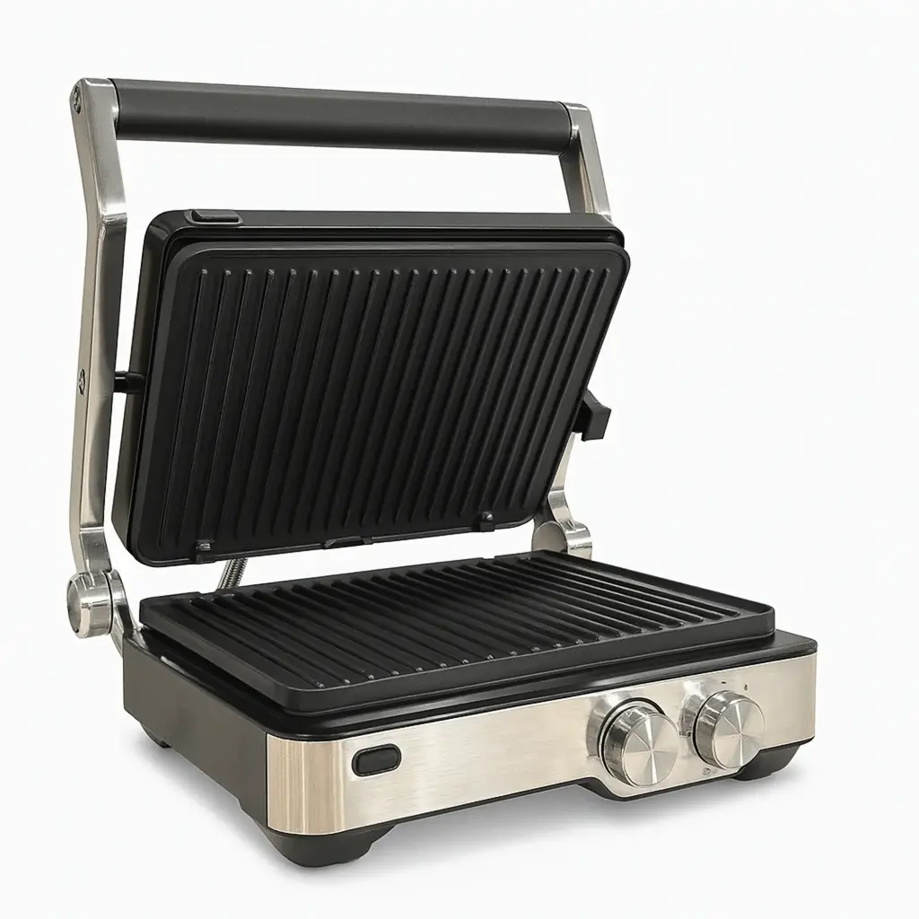 Contact Grill 2000W 180degree Heavy Duty - SS
