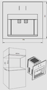 H2P Built-in Water Cooler - Black [B2050] (NEW)