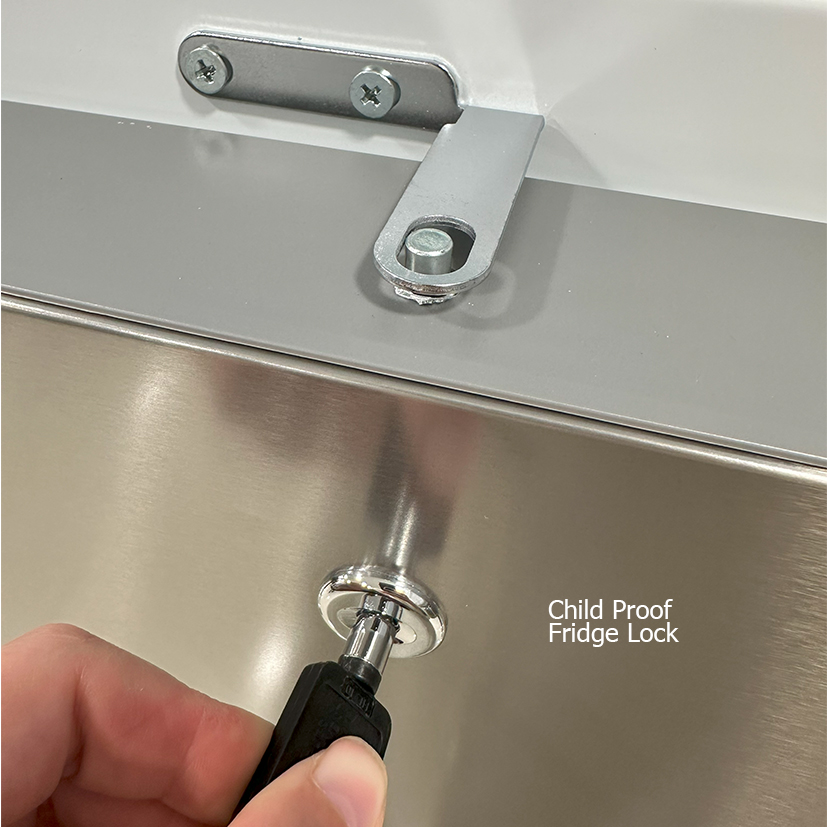 Refrigerator Nofrost 463Liter - SS fridge lock