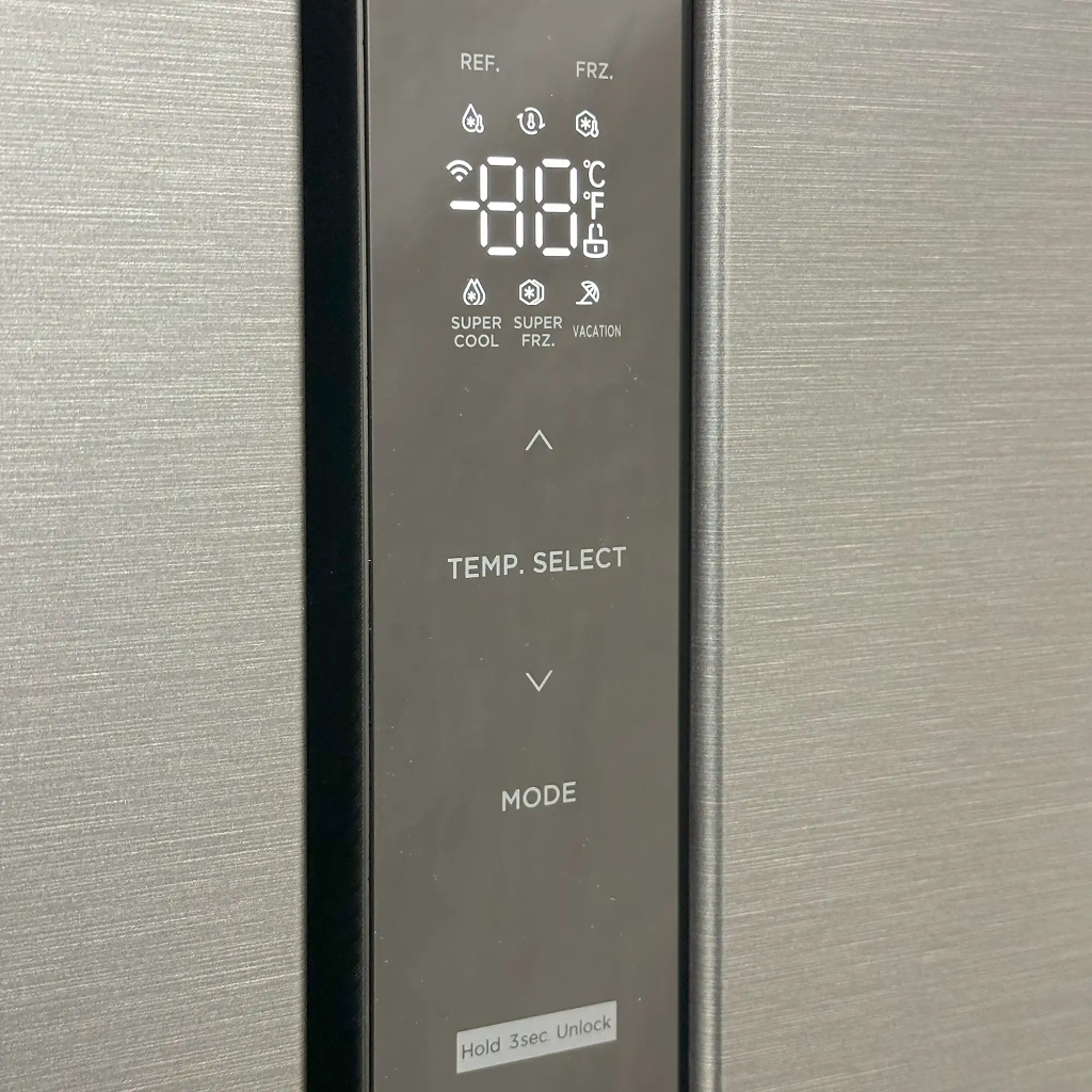 Control panel SidebySide Refrigerator 510Liter - Black