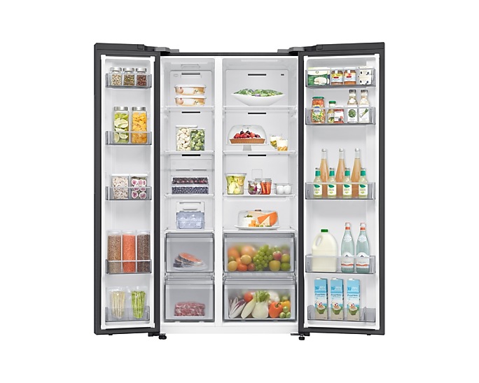 Samsung Refrigerator Side By Side Twin Cooling 617L Bespoke (NEW) (RS70F65Q1FLV)