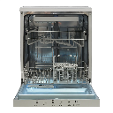 Door open Dishwasher 6Prog 2&1Basket 14Set Silver