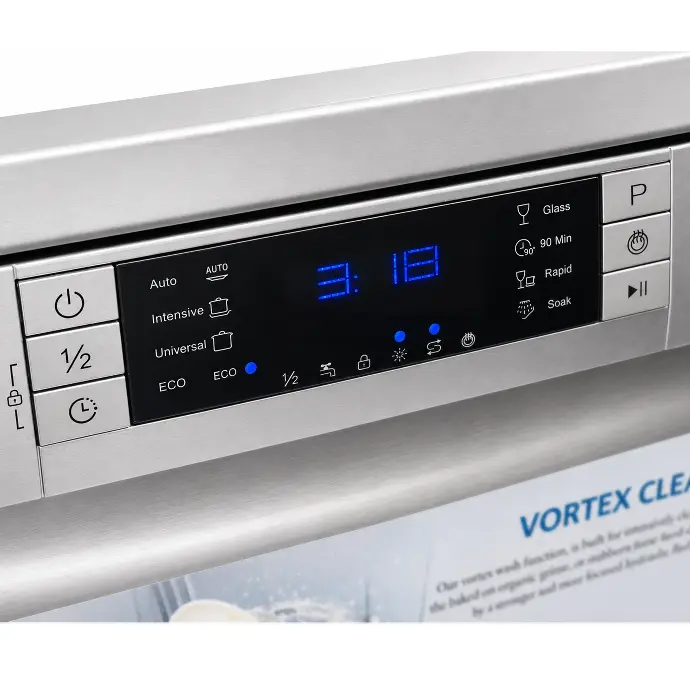 Control panel Dishwasher Storm 9Prog 3Basket Vortex A+++ SS