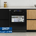 Mockup Dishwasher 9Prog 3Basket Vortex Black Newton