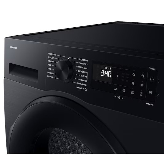 Samsung Dryer Heat Pump 9kg A+++ AI Black (NEW) DV90DG52A0ABEU