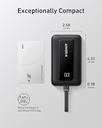 Anker Power Bank (10K, 30W, Built-In USB-C Cable) Zolo - B:ack