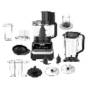 Arisha Arshia 10-in-1 Food Processor 3327 – 2.5L Capacity – 1000W Power – Stainless Steel Blades – Multi-Speed Control – Safe Non-Slip Base 