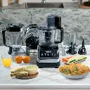 Arisha Arshia 10-in-1 Food Processor 3327 – 2.5L Capacity – 1000W Power – Stainless Steel Blades – Multi-Speed Control – Safe Non-Slip Base 