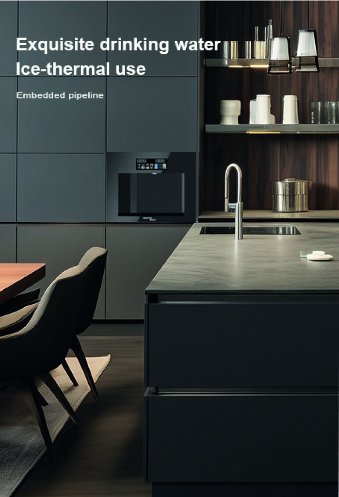 H2P Built-in Water Cooler Digital - Black [B2024-D] (NEW)