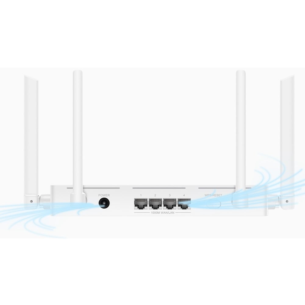 HUAWEI WiFi AX1 KV Dual-band 1200 Mbps1 | Visualized Wi-Fi Diagnosis | 4 Gigabit Ethernet Ports