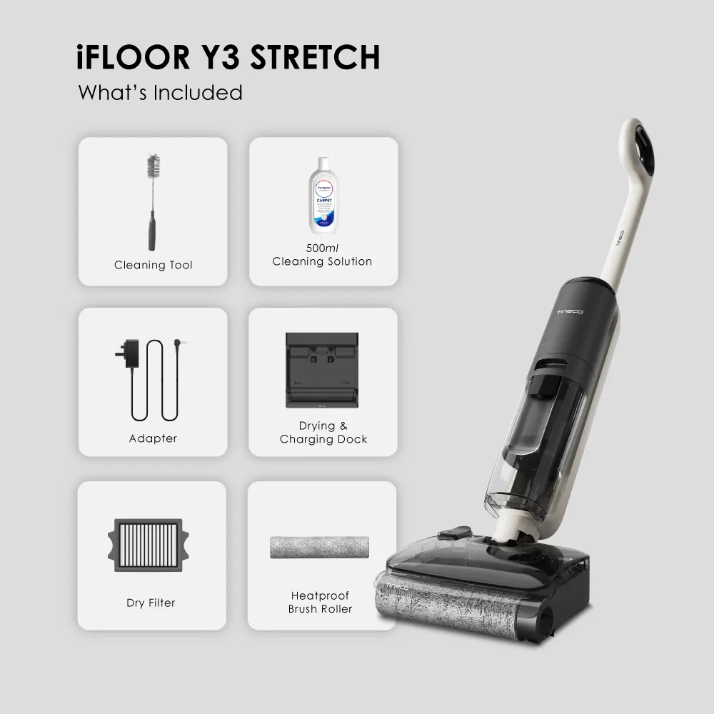 Tineco iFloor Y3 Stretch Cordless Wet Dry Vacuum Cleaner