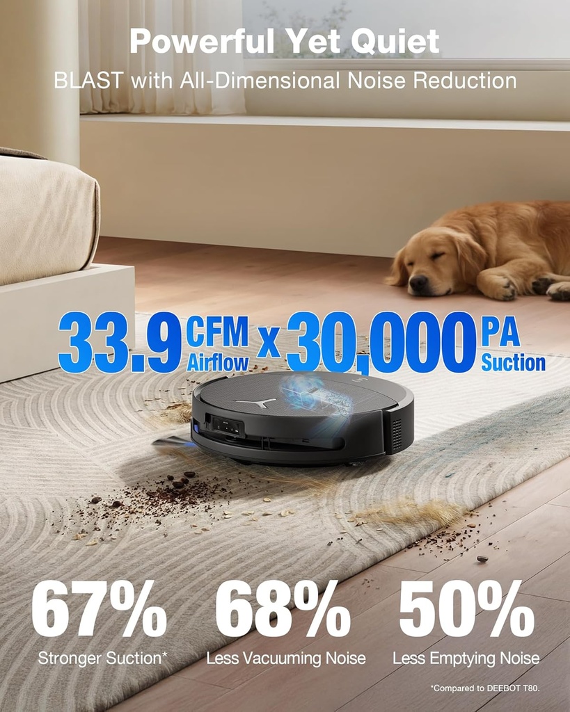 ECOVACS DEEBOT T90 Pro Omni 30000Pa Robot Vacuum and Mop [NEW]