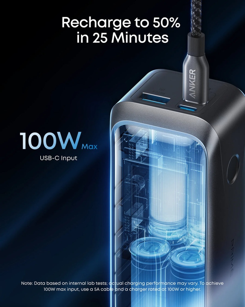 Anker Prime Power Bank (20K, 220W) - Black