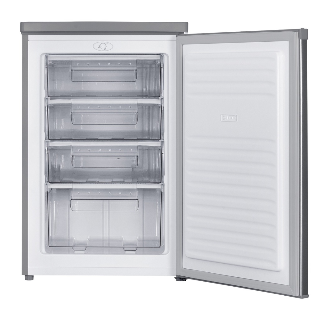 Freezer Upright 4 drawer 85Liter Silver