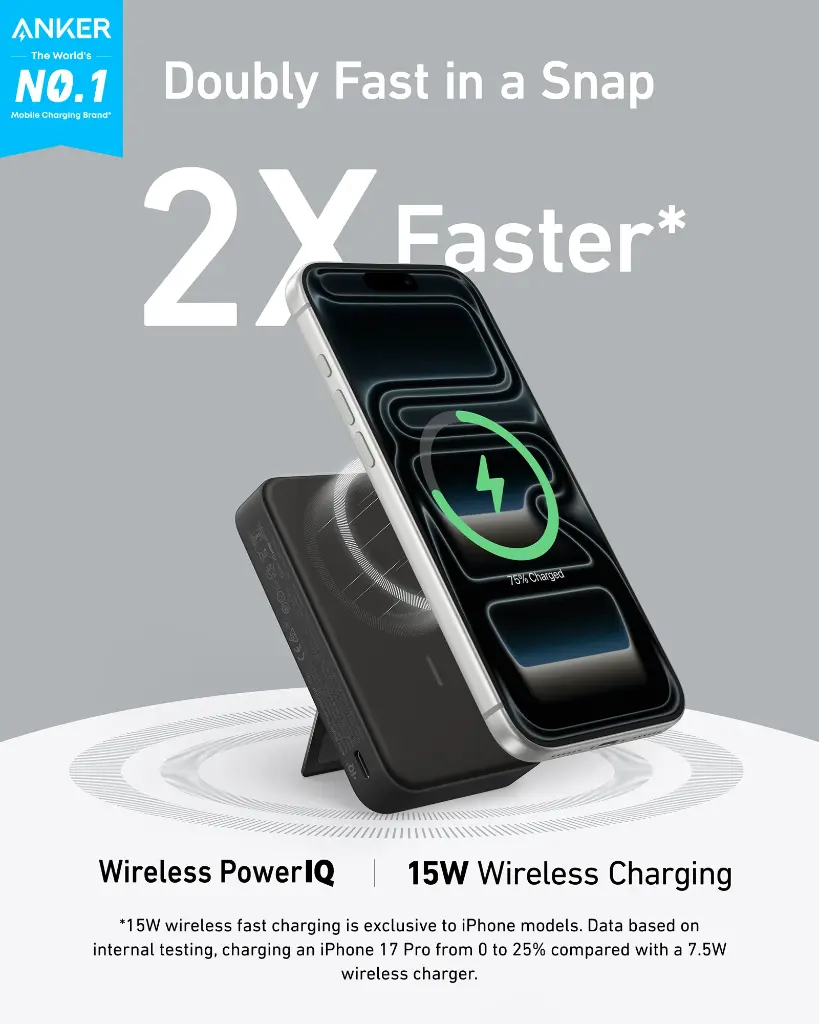 Anker Anker MagGo Power Bank (10K - 15W) White