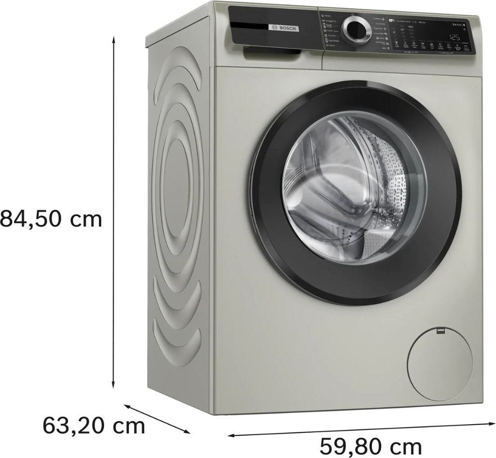 Bosch Washing Machine 11kg Inox (WGK264ZXME)