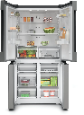Bosch Refrigerator Serie 4 French Door 90.5cm 605L - Brushed Stainless Steel (KFN96VPEA)