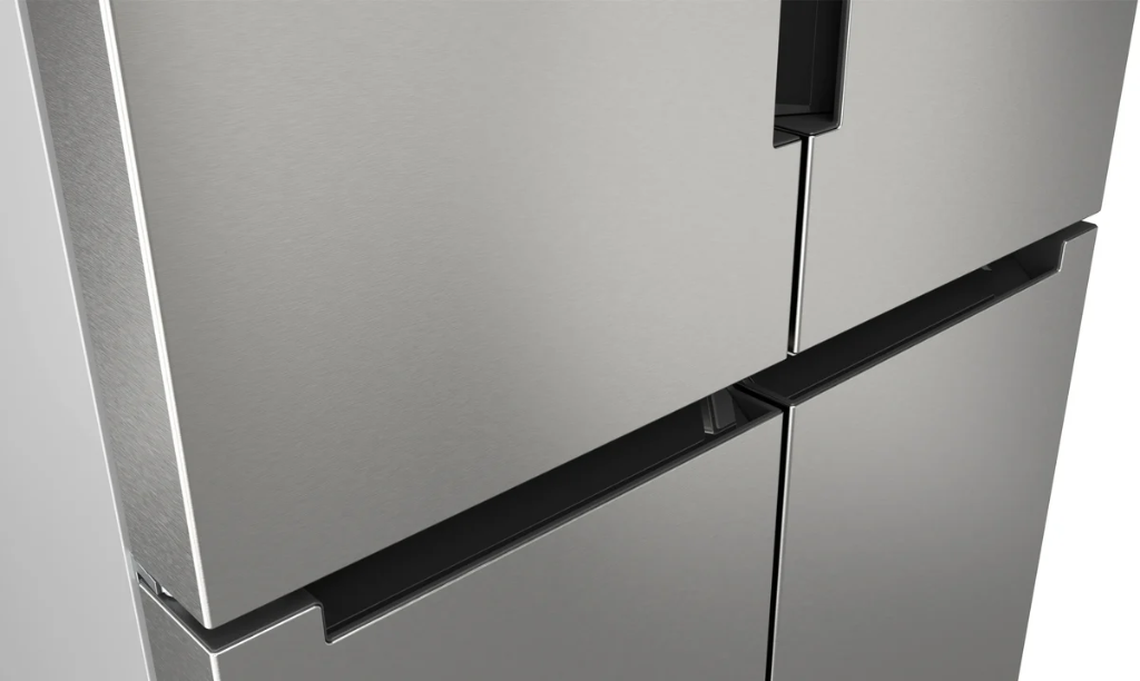 Bosch Refrigerator Serie 4 French Door 90.5cm 605L - Brushed Stainless Steel (KFN96VPEA)