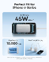 Anker Nano Power Bank 10K 45W Retractable USB-C Cable - Black
