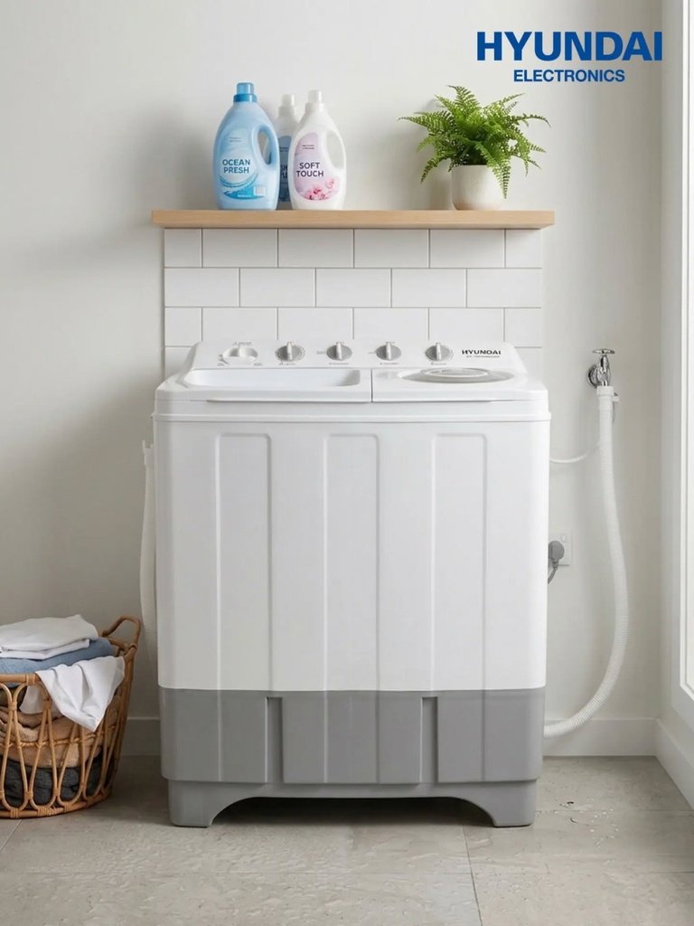 Hyundai Twintub Washing Machine 12+4  (WM28000)