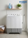 Hyundai Twintub Washing Machine 12+4  (WM28000)