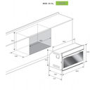 Silverline Gas Oven Built-in 90cm 110L steel GG