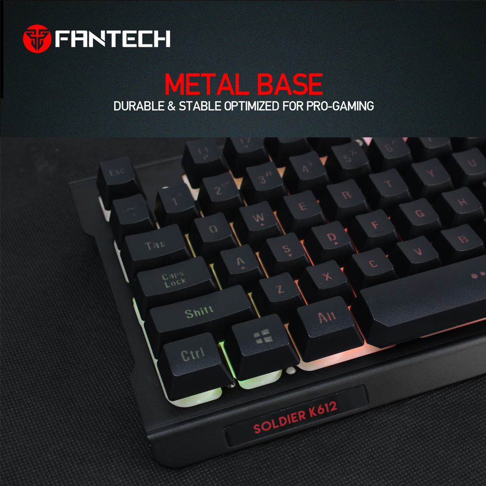 Fantech Soldier Gaming Keybaord With Colored LED Lights Black |