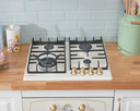 Silverline Hob Gas Retro 60cm 4 burners Beige