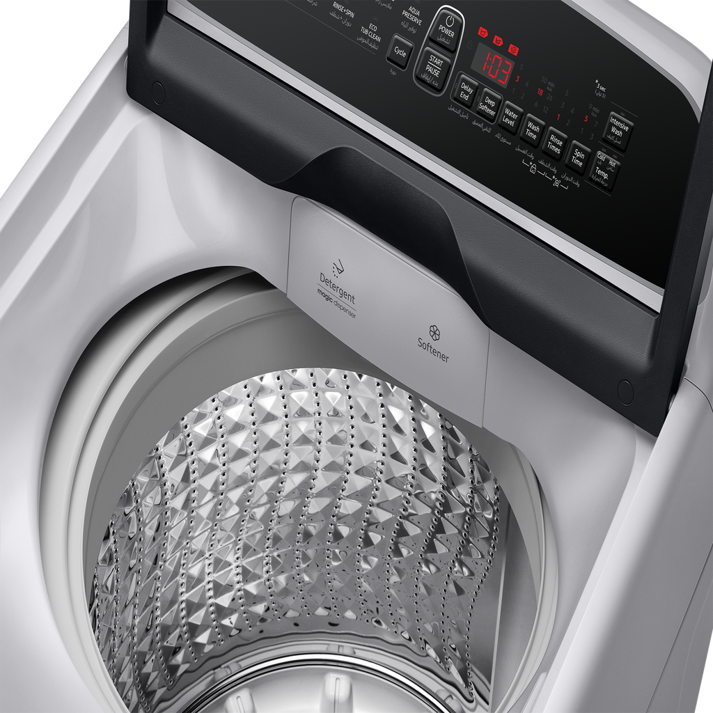 Samsung Washing Machine Top loading with Wobble Technology, DIT, Magic Dispenser