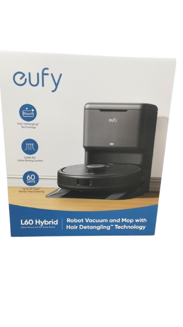 Eufy Clean L60 Hybrid Robovac – Black (NEW)