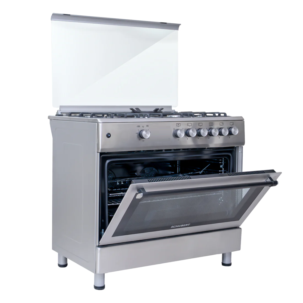 Schubert Gas Cooker 90cm with Fan - Stainless Steel (NEW) | GAS COOKERS