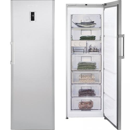 blomberg nofrost upright freezer 250l 7 drawers a+ stainless steel
