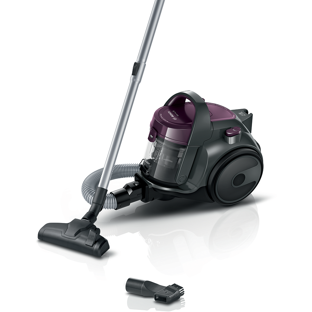 Bosch Bagless Vacuum Cleaner Serie 2 Purple