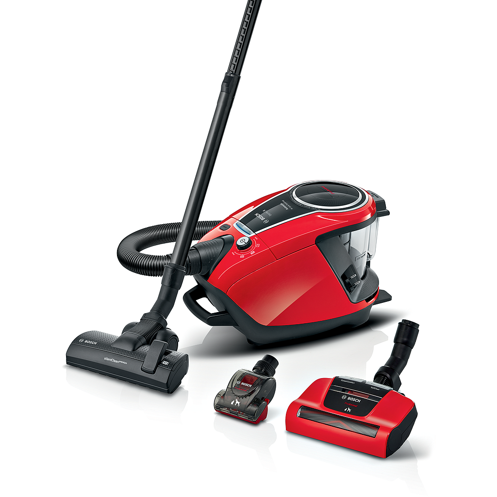 Bosch Bagless Vacuum Cleaner Serie8  ProAnimal Black+Red