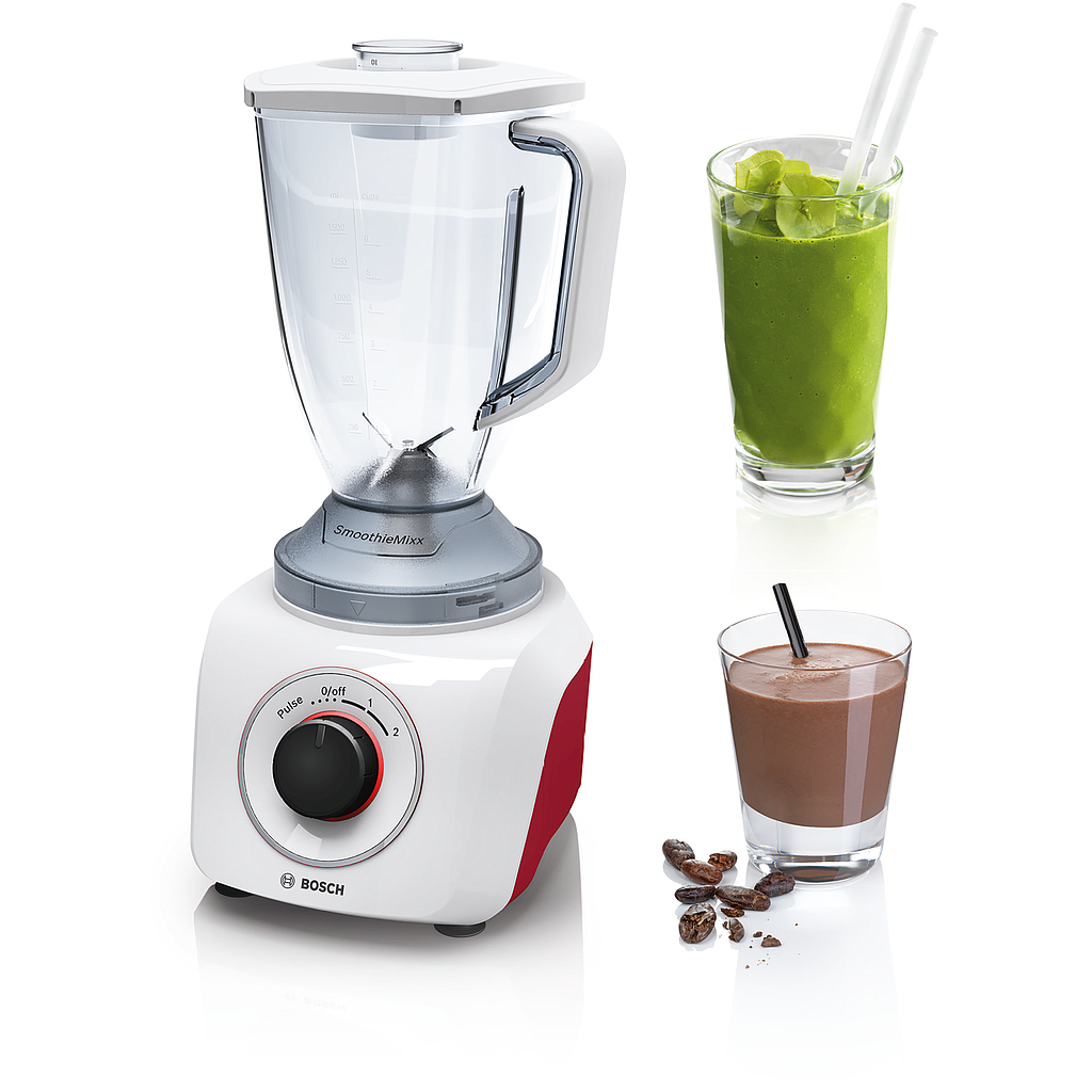 Boschبوش خلاط 500واط لون ابيض+احمر | blenders