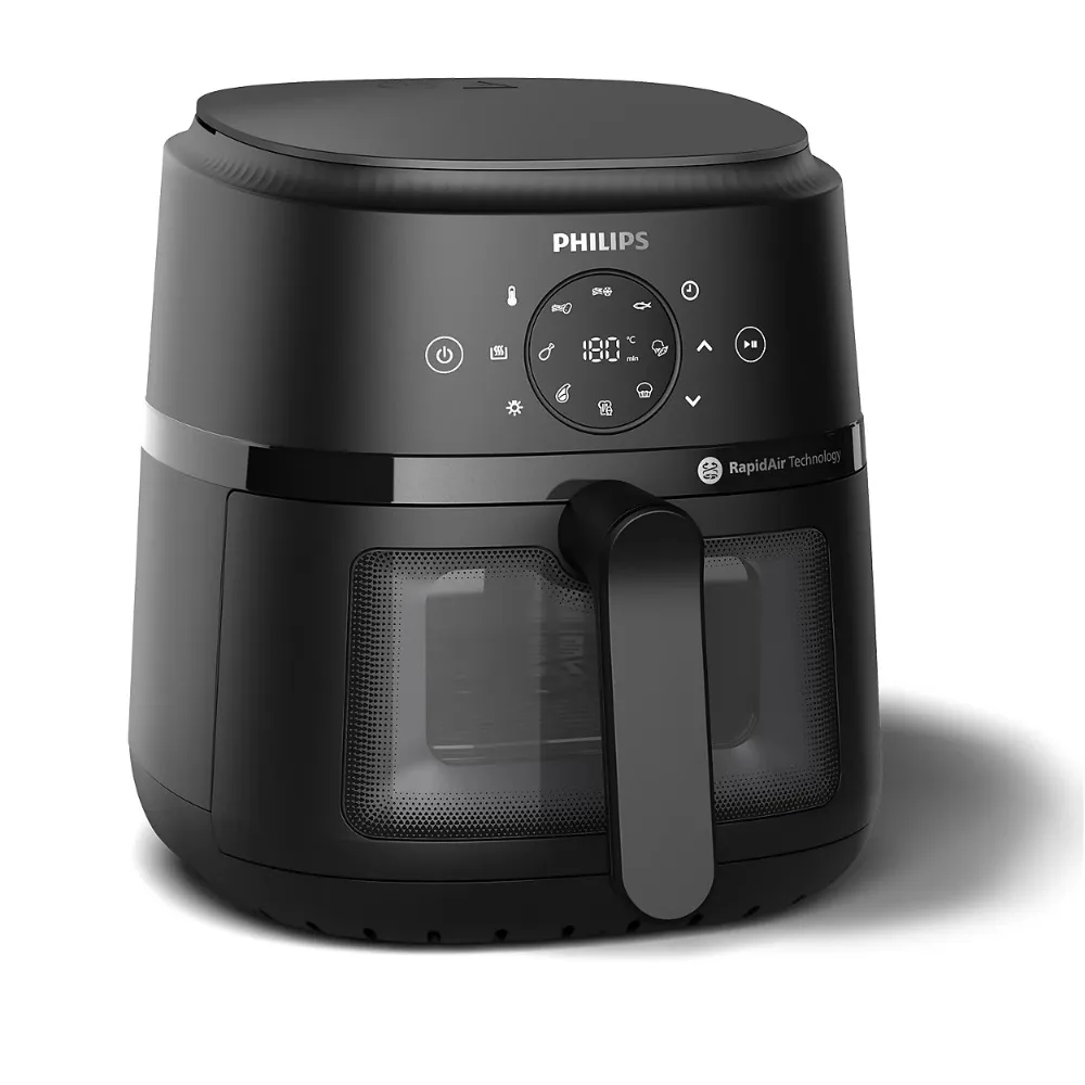 Philips Air Fryer 4.2 Liters 1500W See Thru Window- Black