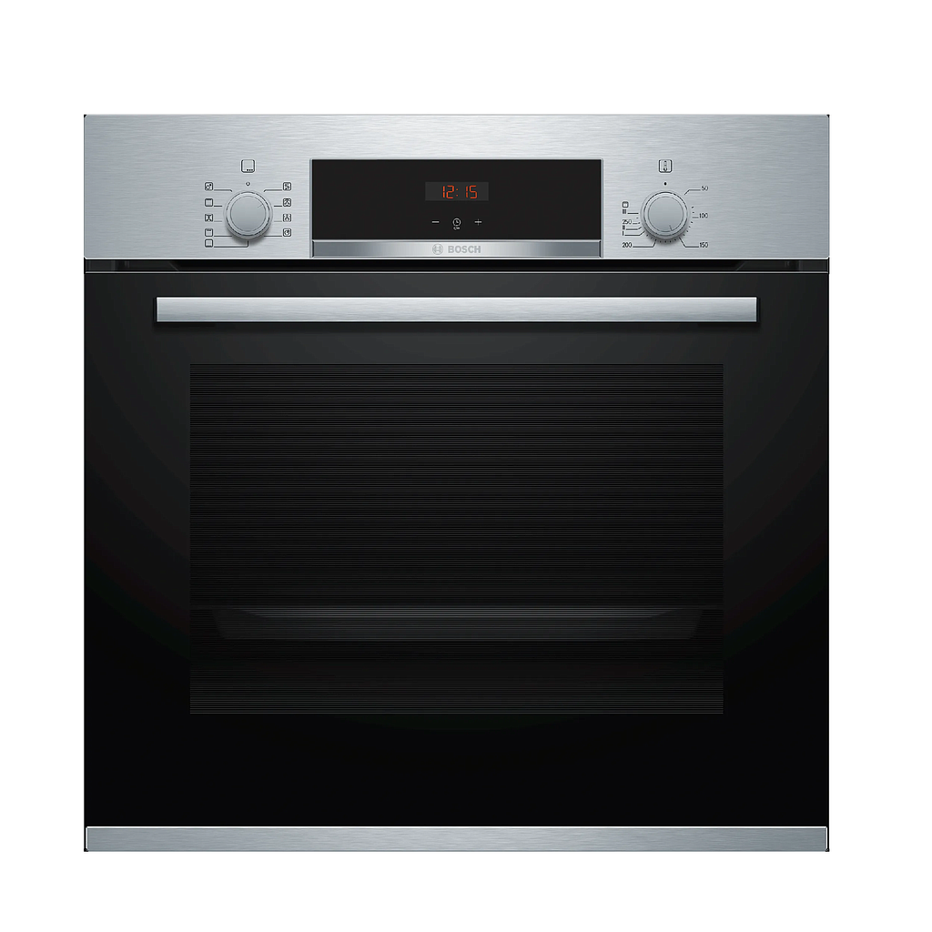 Bosch Built In Elec Oven 60cm Serie4 66Lit Eco Clean Back S.Steel EE