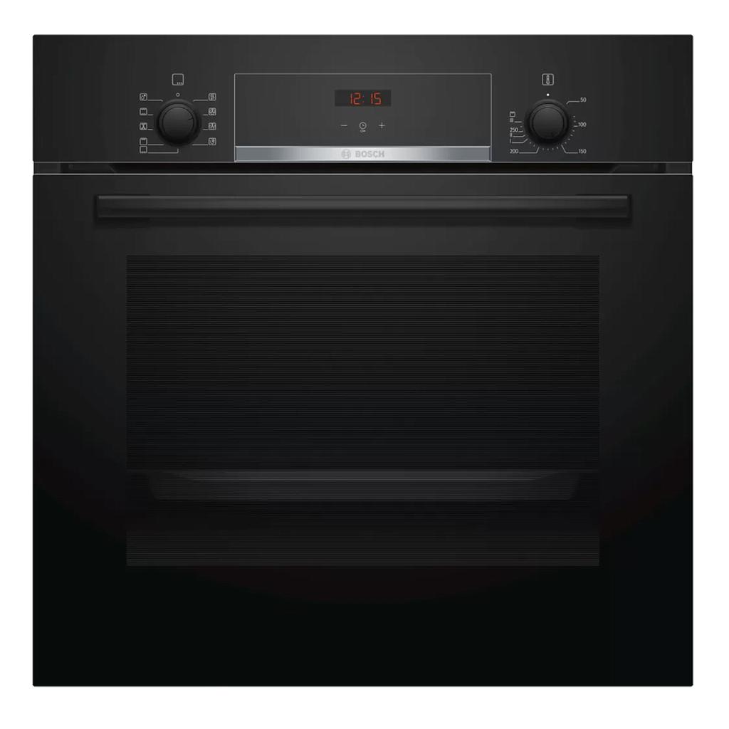 Bosch Built In Electric Oven 60cm Serie4 66Liter Eco Black