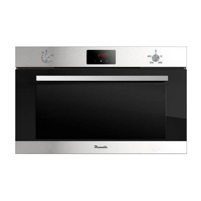 Blumatic 90cm built in Gas Oven 2 Convection Fans - Stainless steel