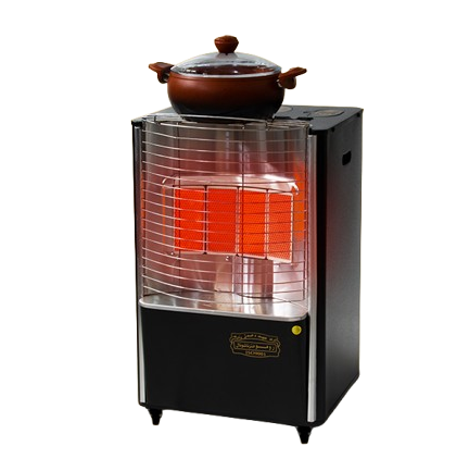 Romo Int'l 4 Burners Rounded Gas Heater | HEATERS